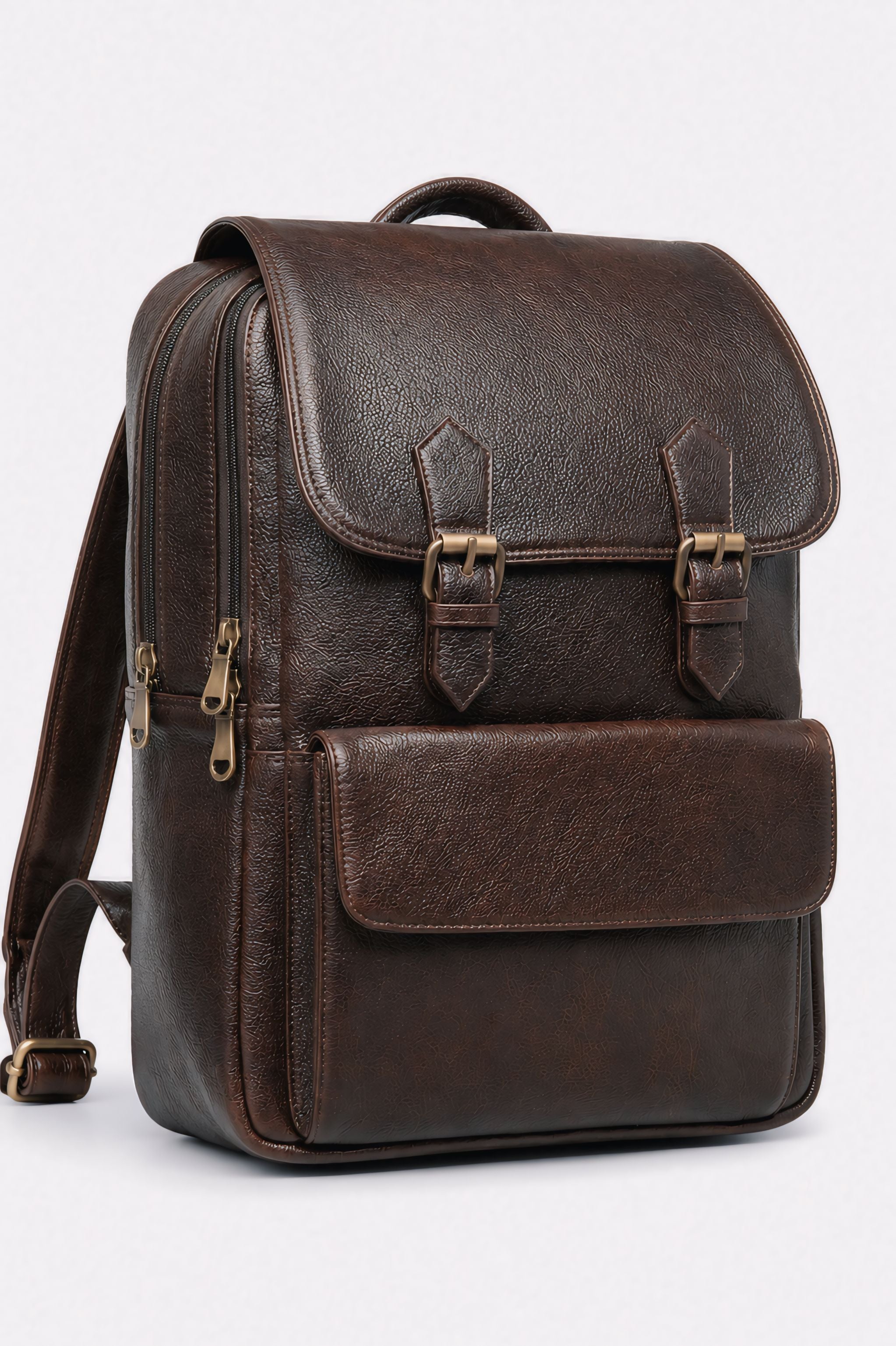 Leather Laptop Backpack - BUCKLE