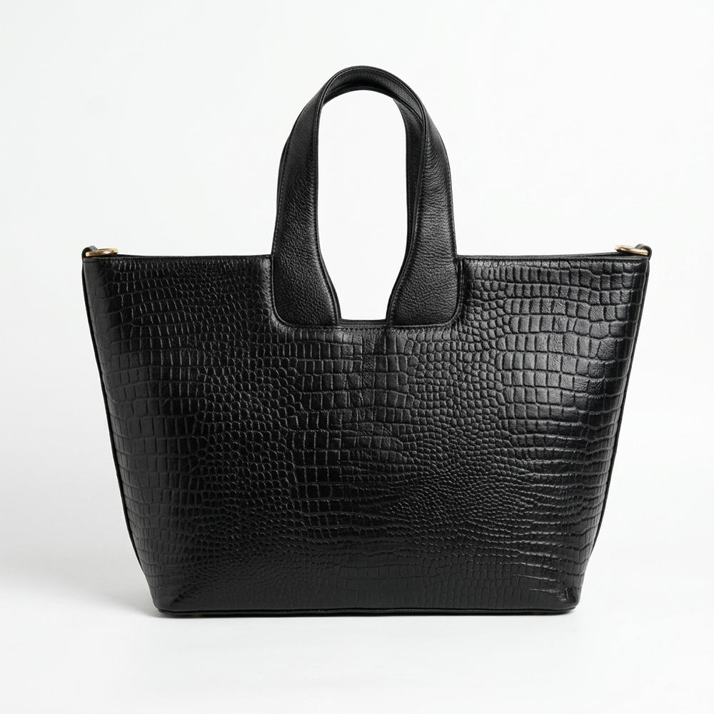 Leather Handbag Bag - TOTE BOAT