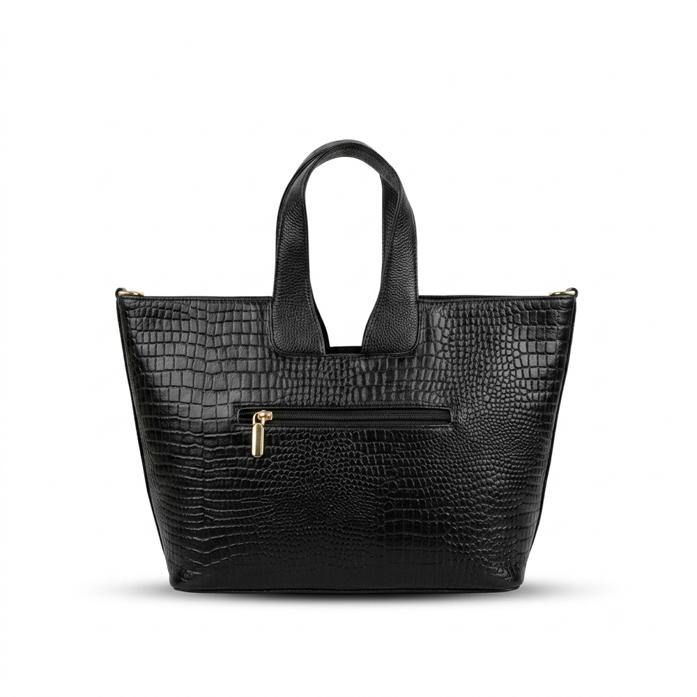 Leather Handbag Bag - TOTE BOAT