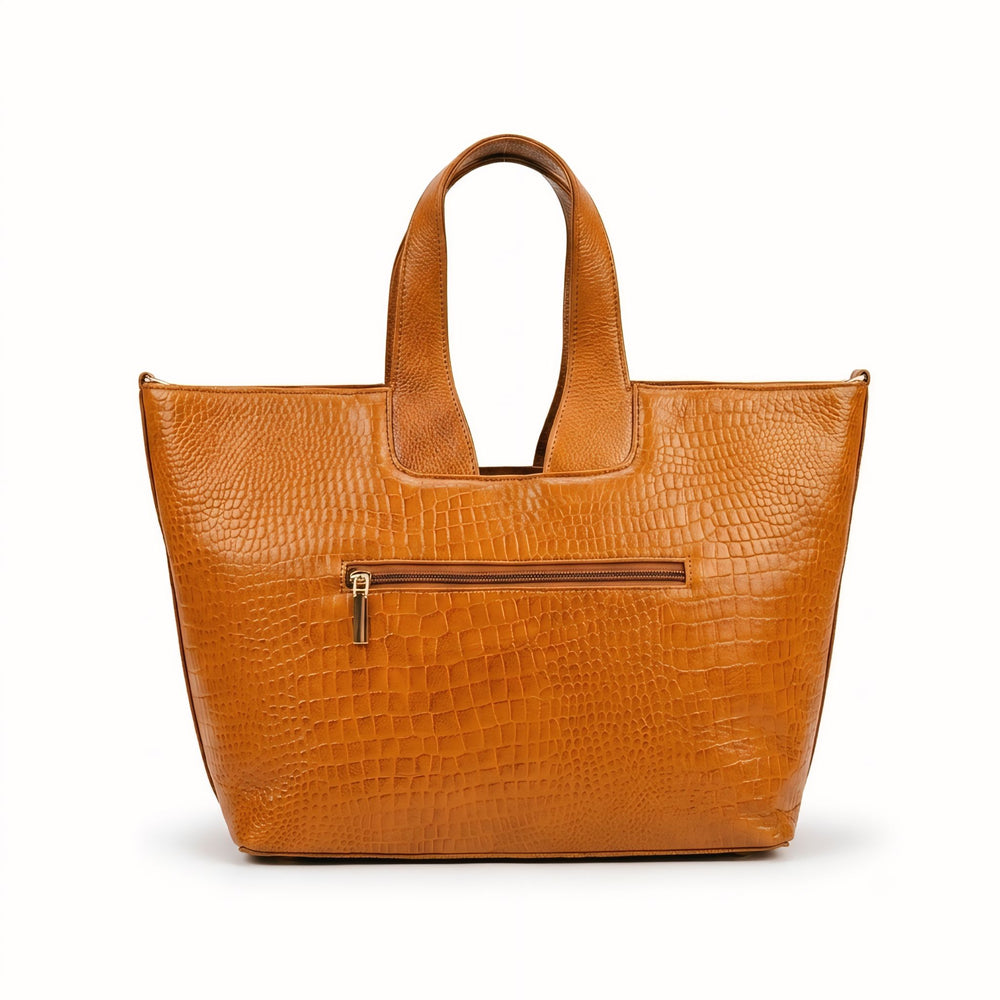 Leather Handbag Bag - TOTE BOAT