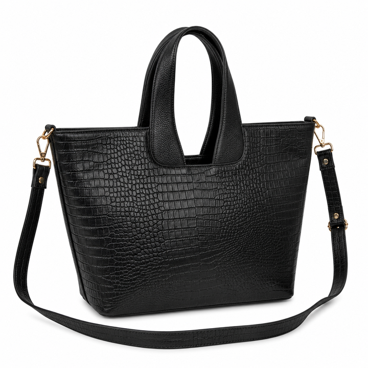 Leather Handbag Bag - TOTE BOAT