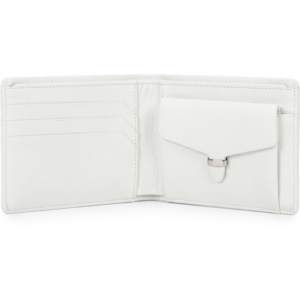 Lambskin Leather Wallet - STITCHLESS