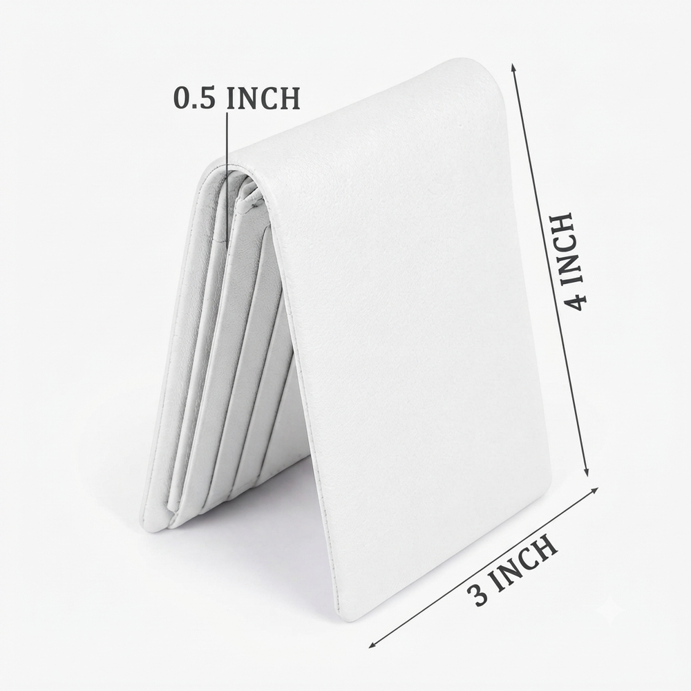 Lambskin Leather Wallet - STITCHLESS