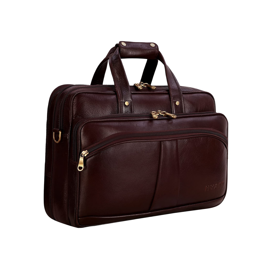 16 Inch - 24 litres Capacity Leather Laptop Office Briefcase for Men