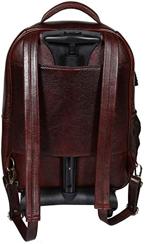 Leather Backpack Trolley - Metro Roller