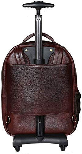 Leather Backpack Trolley - Metro Roller