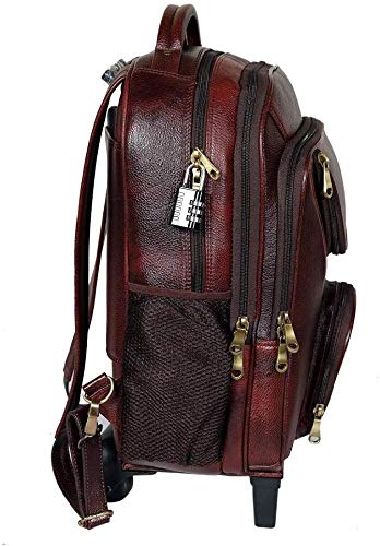 Leather Backpack Trolley - Metro Roller