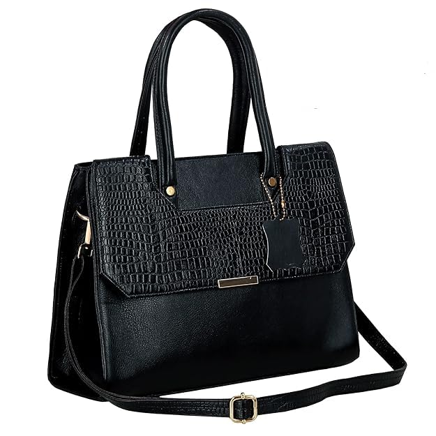 Structured Leather Handbag - CUT FLAP