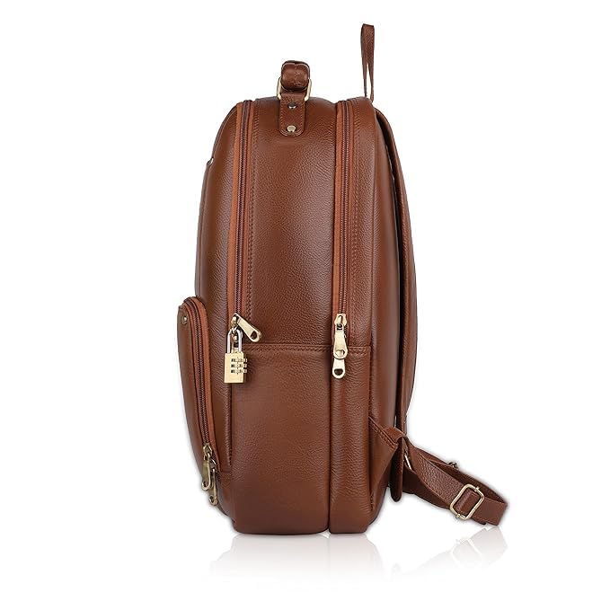 Leather Laptop Backpack - The Awakening