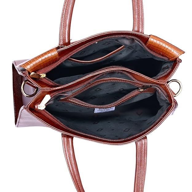 Structured Leather Handbag - CUT FLAP