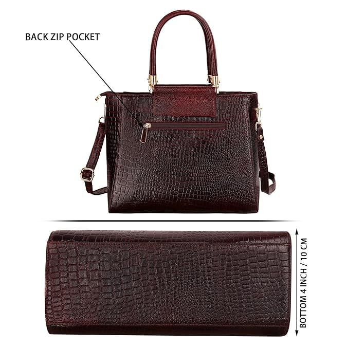 Croco Leather Handbag - MULBERRY