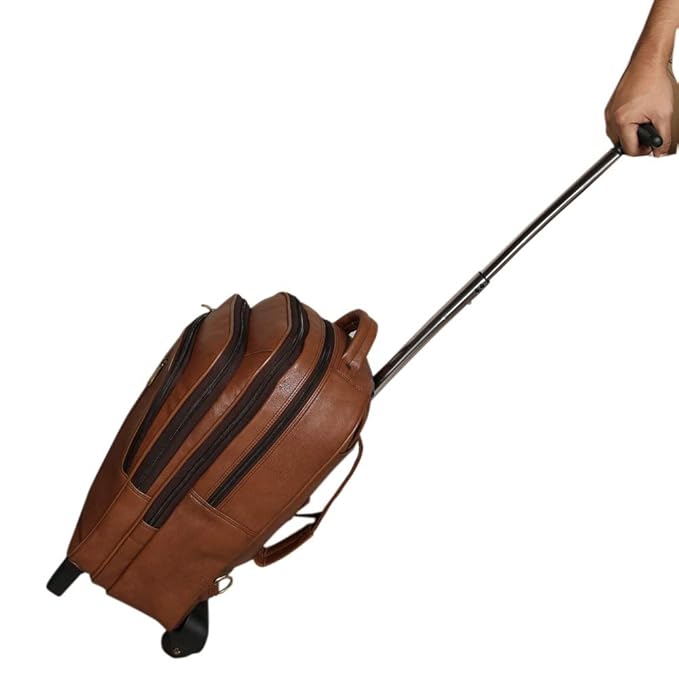 Leather Backpack Trolley - Journey Roller
