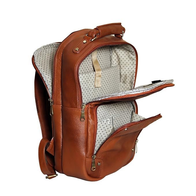 Leather Laptop Backpack - The Awakening