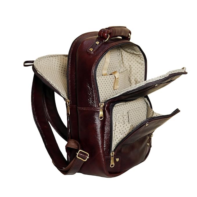 Leather Laptop Backpack - The Awakening