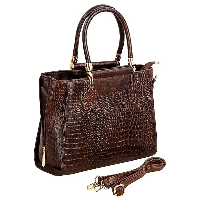 Croco Leather Handbag - MULBERRY