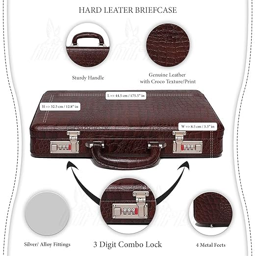 Leather Attache - 2