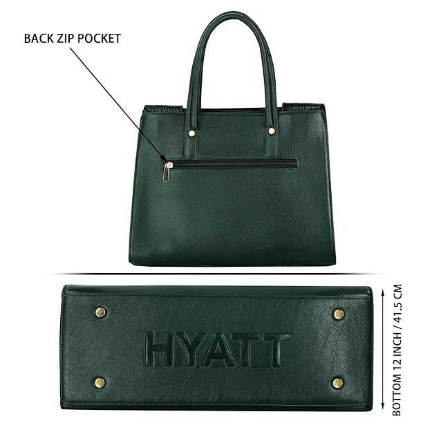 Structured Leather Handbag - CUT FLAP