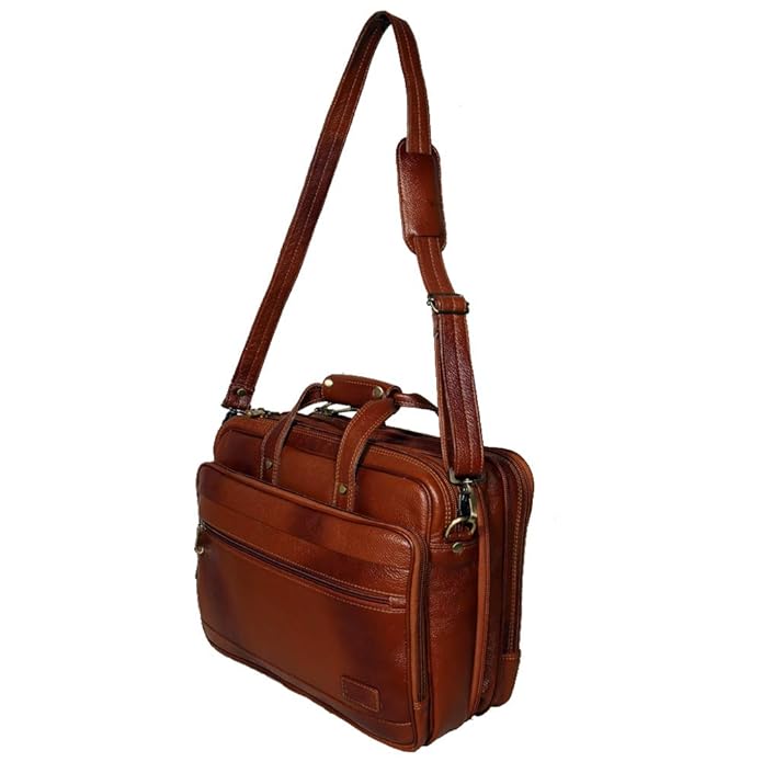 Leather Expandable Bag - Bold Vault