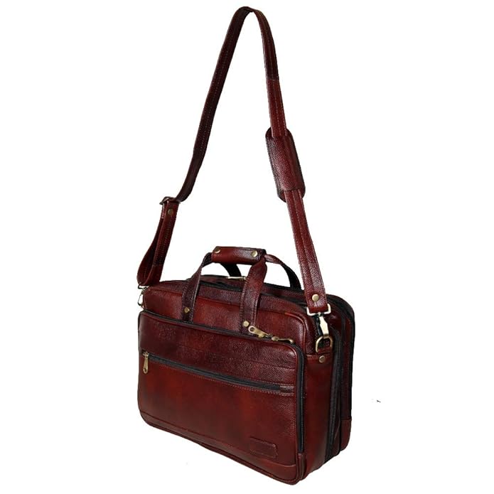 Leather Expandable Bag - Bold Vault
