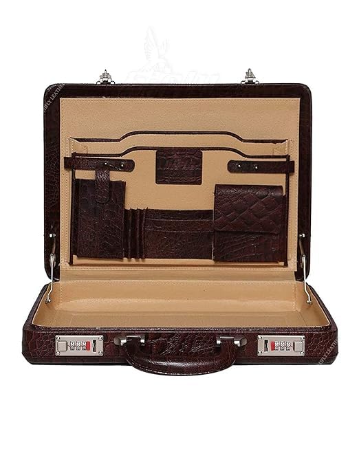 Leather Attache - 2