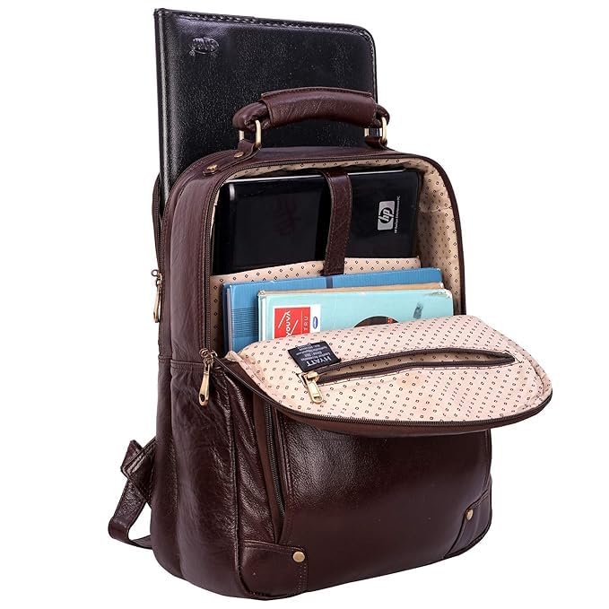 Leather Laptop Backpack - The Awakening