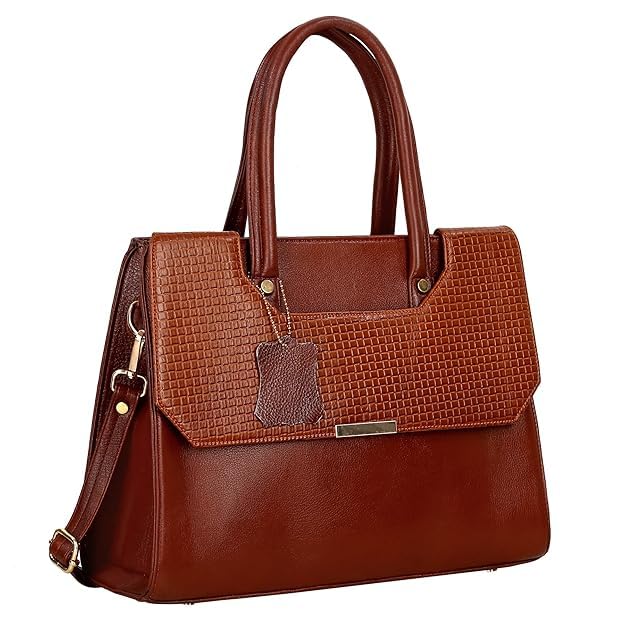 Structured Leather Handbag - CUT FLAP