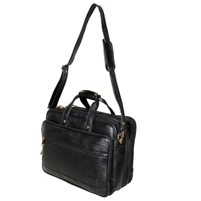 Leather Expandable Bag - Bold Vault