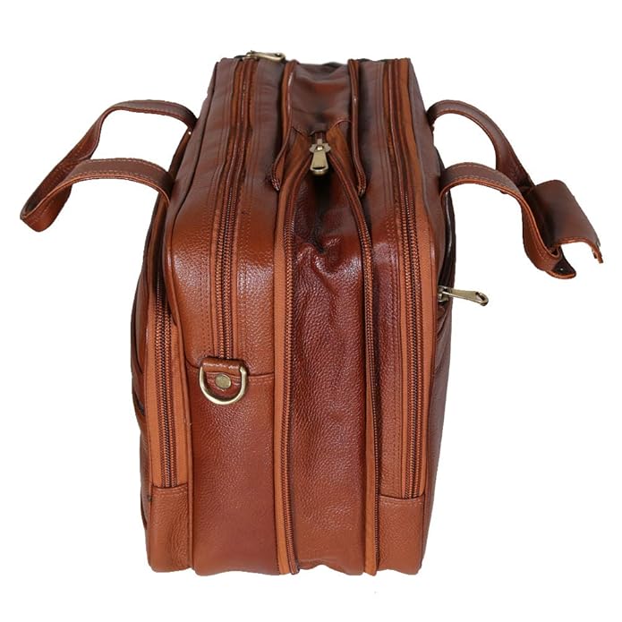 Leather Expandable Bag - Bold Vault