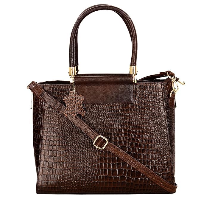 Croco Leather Handbag - MULBERRY