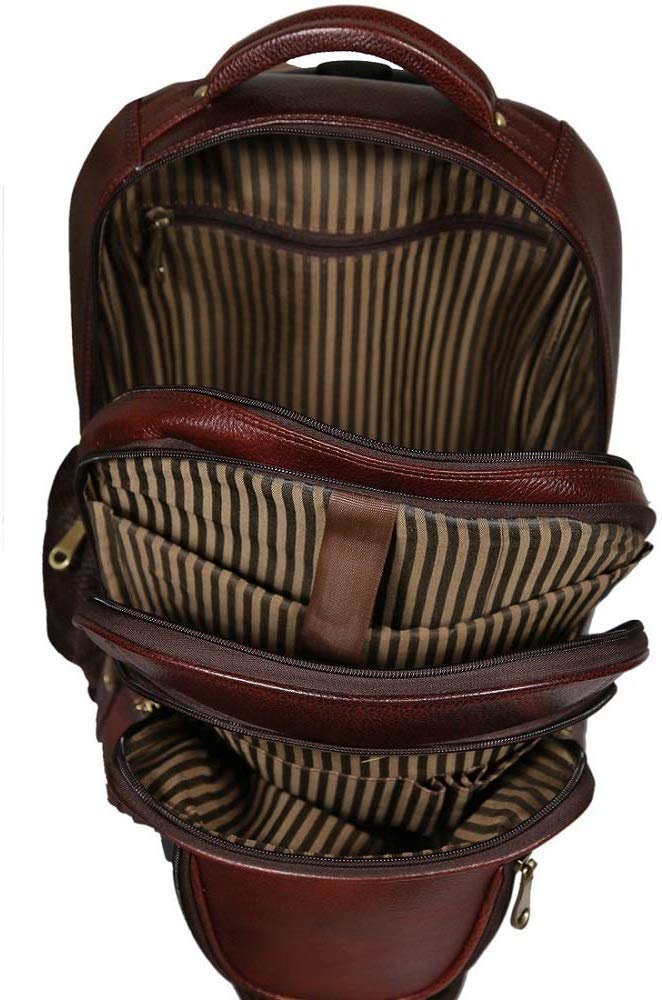 Leather Backpack Trolley - Metro Roller