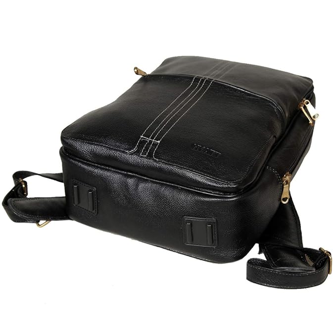 Leather Laptop Backpack - Four Line