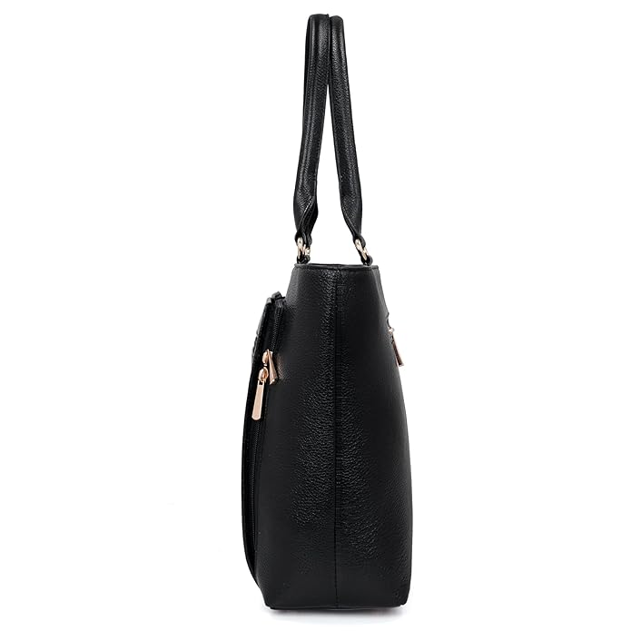 Leather Laptop Tote Bag - THE ORGANIZER