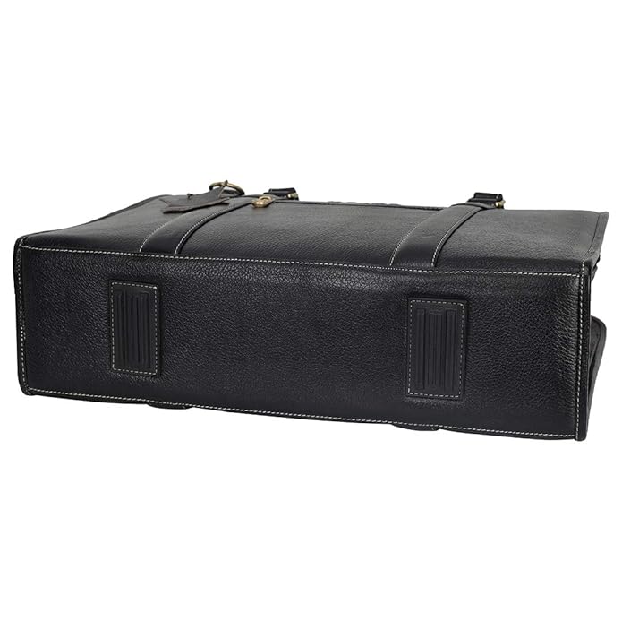 Leather Laptop Briefcase - New Basket