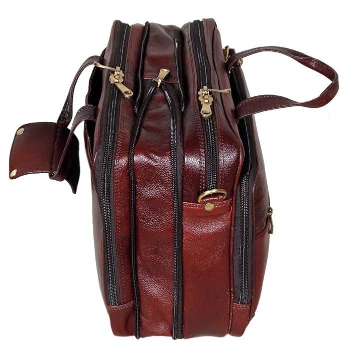 Leather Expandable Bag - Bold Vault