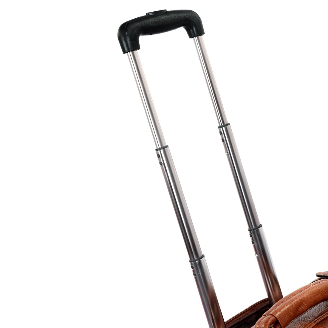 Leather Laptop Roller Trolley - The Overnighter