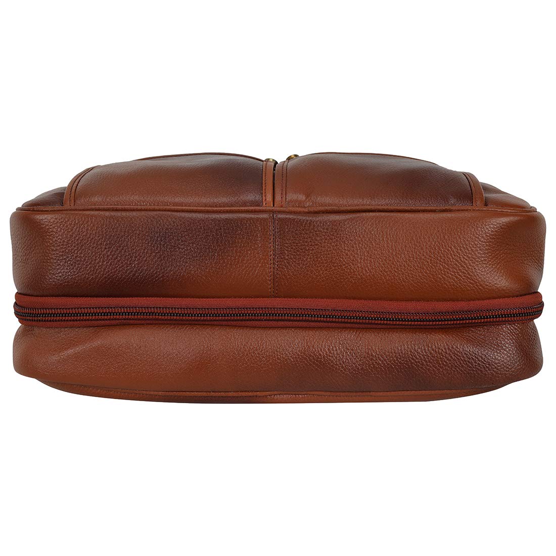 HAYAT Leather Accessories 24 litres Full Expandable Leather Laptop Office