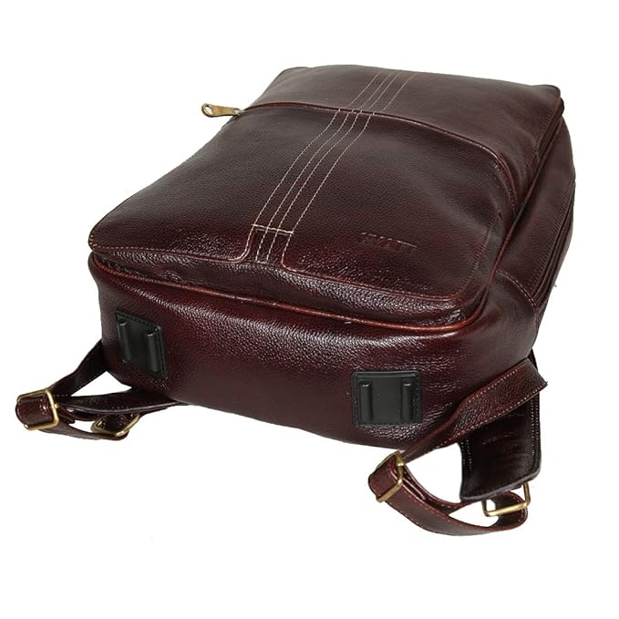 Leather Laptop Backpack - Four Line