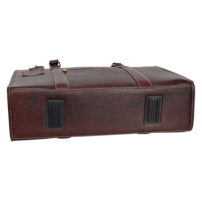 Leather Laptop Briefcase - New Basket