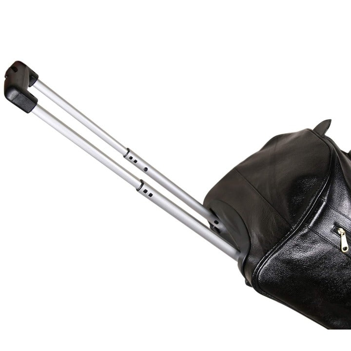 Leather Duffel Trolley - The Weekender