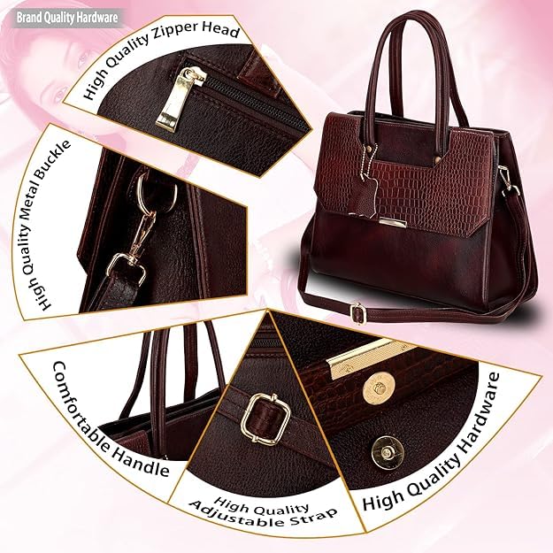 Structured Leather Handbag - CUT FLAP