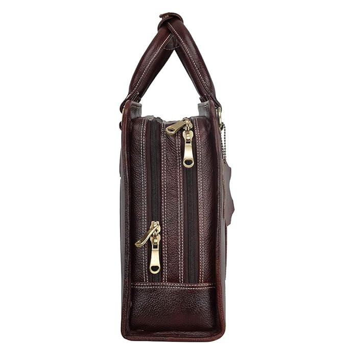 Leather Laptop Briefcase - New Basket