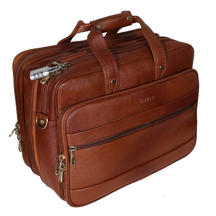 Leather Expandable Bag - Bold Vault