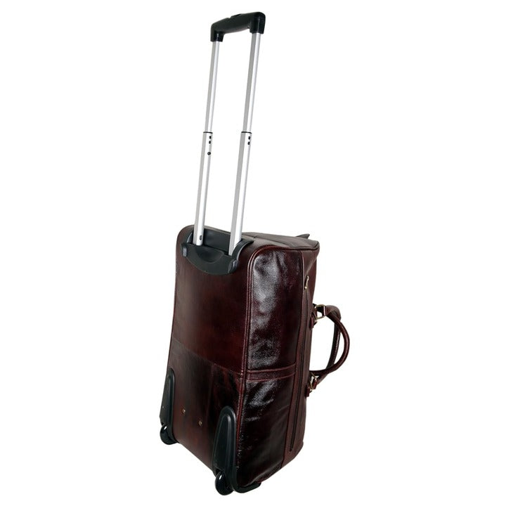 Leather Duffel Trolley - The Weekender