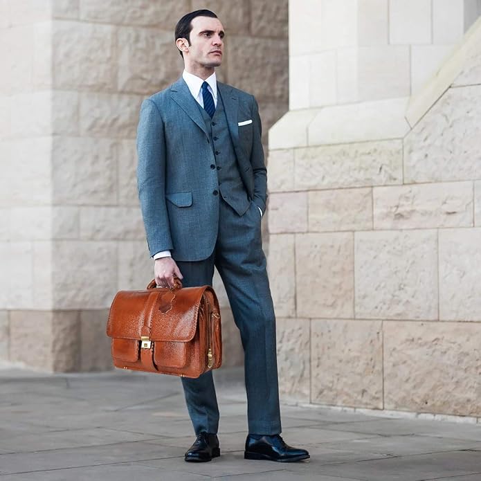 Leather Briefcase - Metro