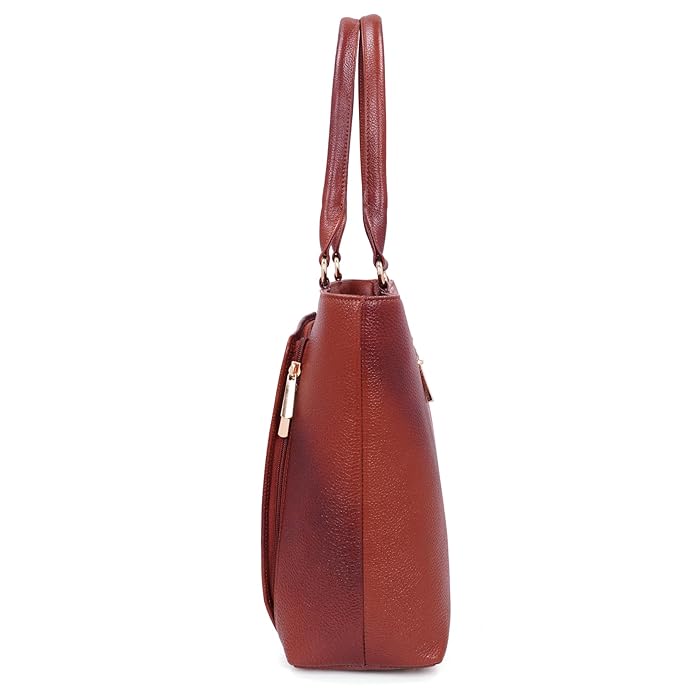 Leather Laptop Tote Bag - THE ORGANIZER