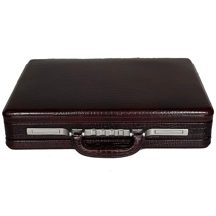 Leather Expandable Attache - 1