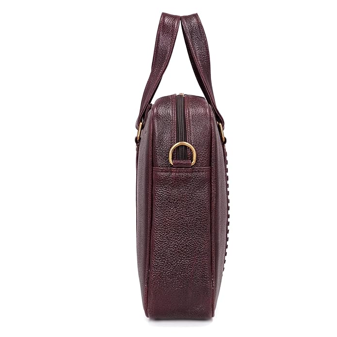 Leather Laptop Bag - Timber Line