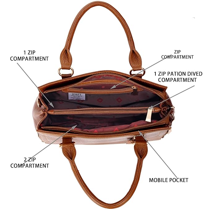 Leather Handbag For Women - MK