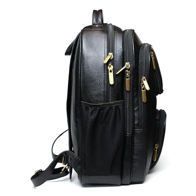Leather Laptop Backpack - Twin Vault