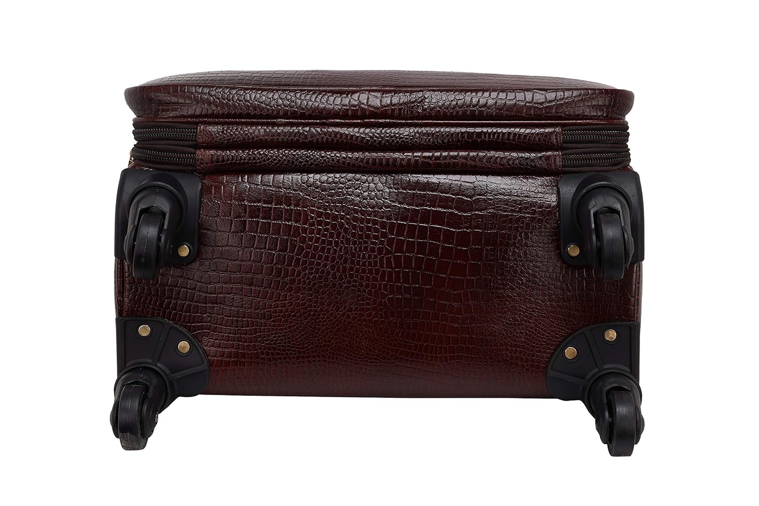 Leather Laptop Roller Trolley - The Ridgeway